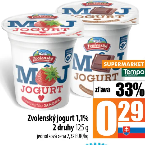 Zvolenský jogurt 1,1%