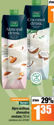 Alpro Rastlinná alternatíva smotany