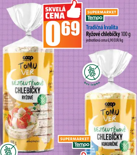 Coop Tradičná kvalita Ryžové chlebíčky