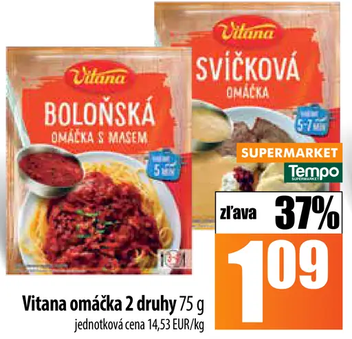Vitana omáčka 2 druhy