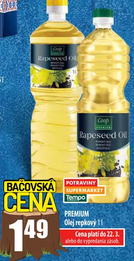 COOP Premium Olej repkový