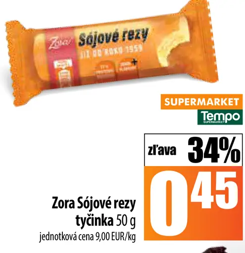 Zora sójové rezy