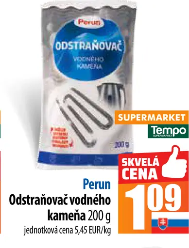 Perun Odstraňovač vodného kameňa