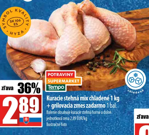 Kuracie stehná mix