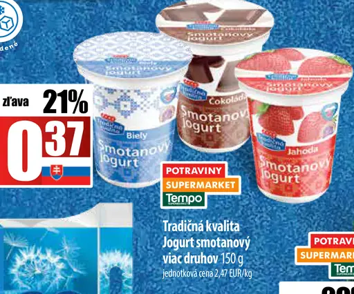Tradičná kvalita Jogurt smotanový