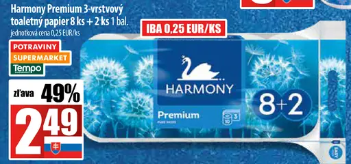 Harmony Premium toaletný papier