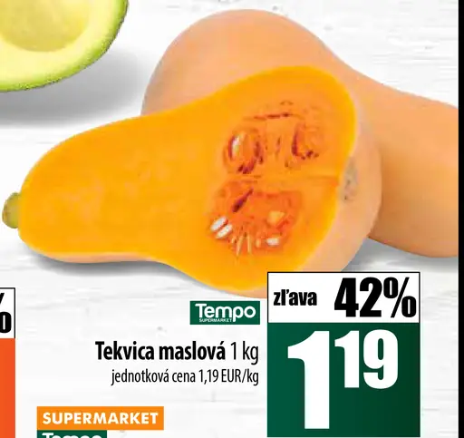 Tempo Tekvica maslová