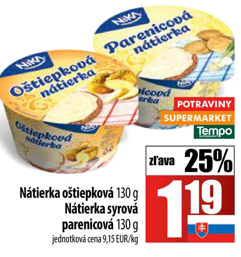 Parenicová nátierka oštiepková