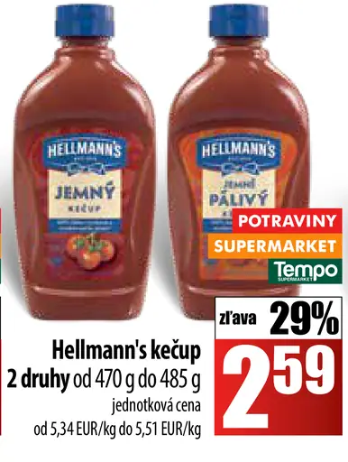 Hellmann's Kečup jemný