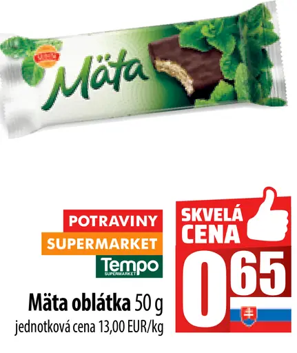 Máta oblátka