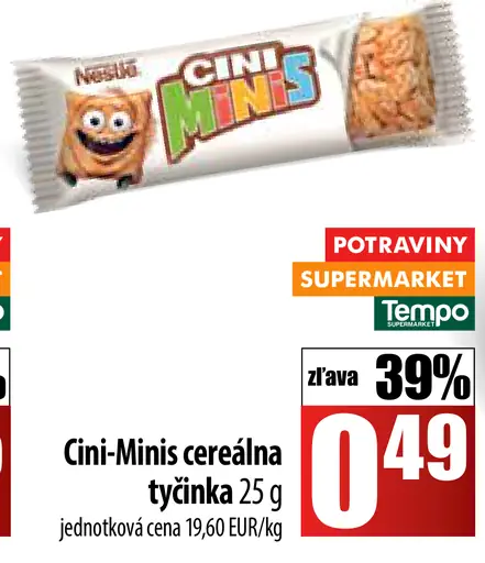 Cini Minis Cereálna tyčinka