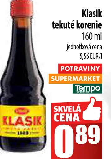 Klasik tekuté korenie