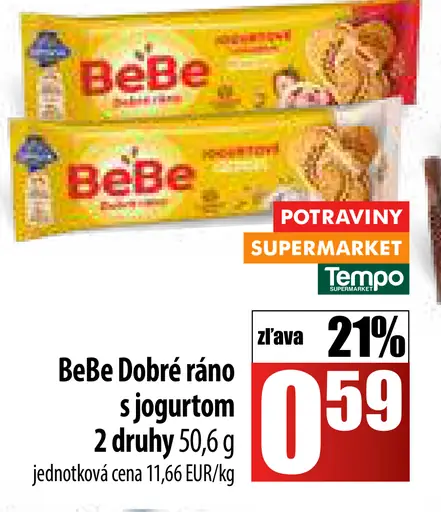 BeBe Dobré ráno s jogurtom