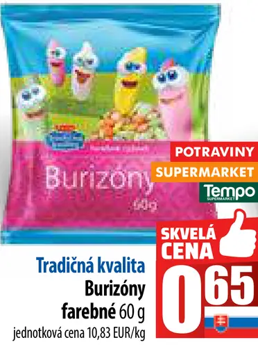 Burizóny farebné