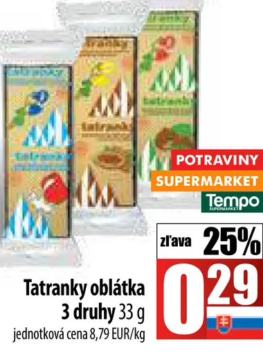 Tatranky oblátka