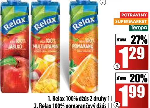Relax 100% džús