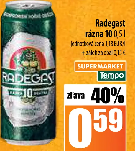 Radegast rezna plechovka