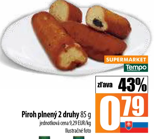 Piroh plnený 2 druhy