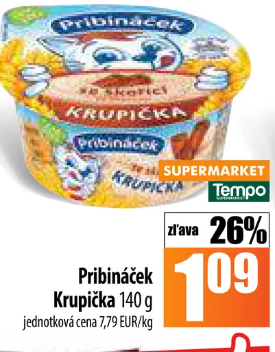 Pefko Pribináček krupička