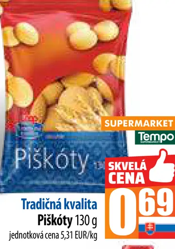 Tradičná kvalita Piškóty