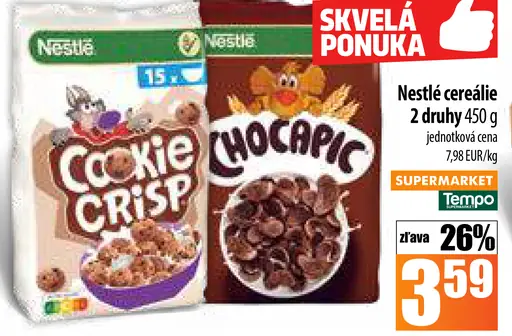 Nestlé cereálie