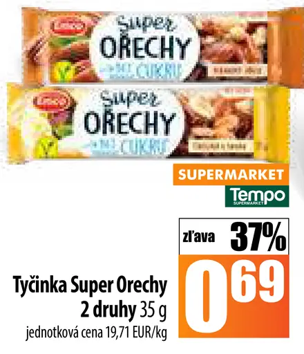 Tyčinka Super Orechy