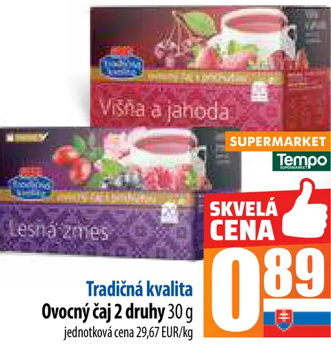 Tradičná kvalita Ovocný čaj