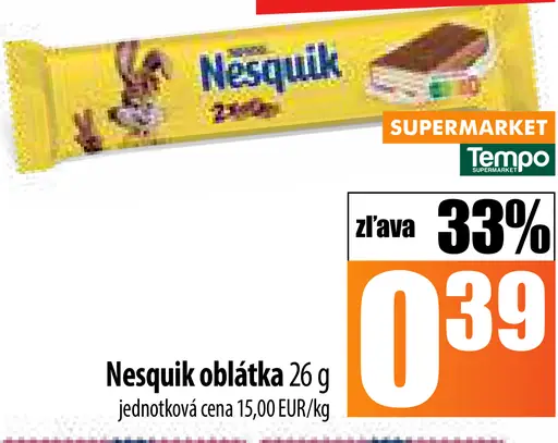 Nesquik oblátka