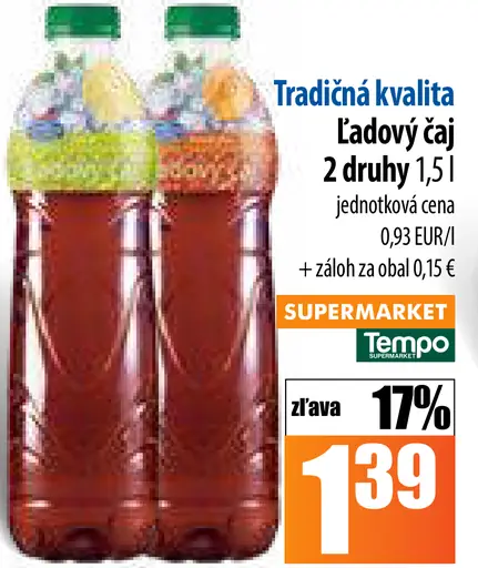 Tradičná kvalita Ľadový čaj