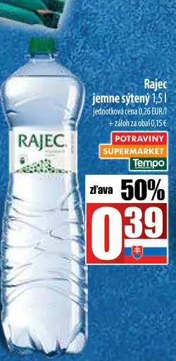 Rajec jemne sýtený