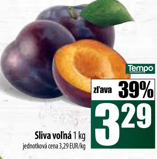 Slivka voľná