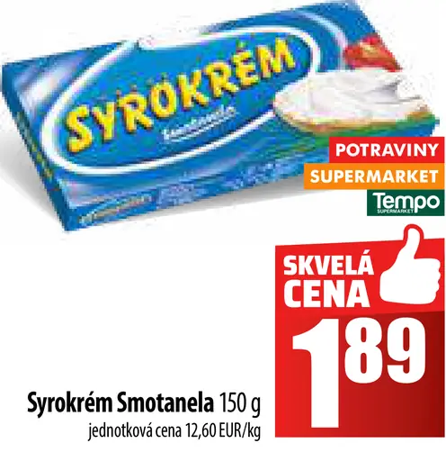 Syrokrém Smotanela