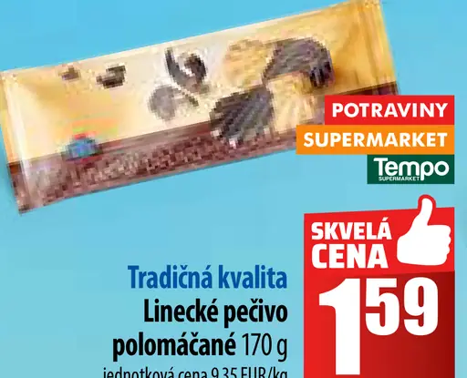 Tradičná kvalita Linecké pečivo polomáčané