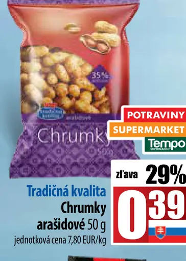 Chrumky arašidové