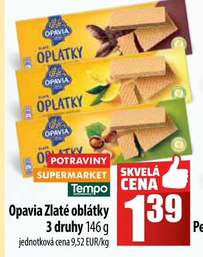 Opavia Zlate oblátky