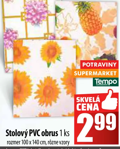 Stolový PVC obrus