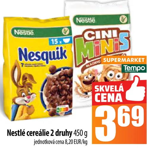Nestlé cereálie