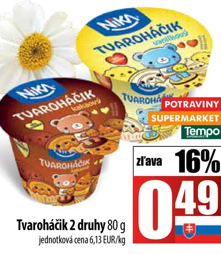 Tvaroháčik 2 druhy