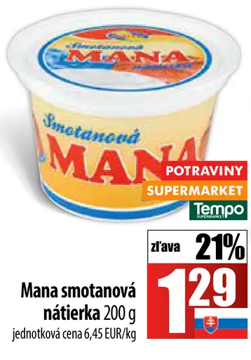 Mana Smotanová nátierka