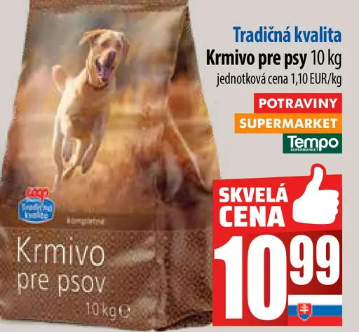 Tradičná kvalita Krmivo pre psy