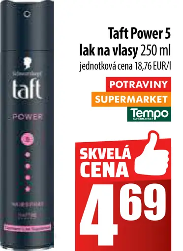 Taft Power 5 lak na vlasy
