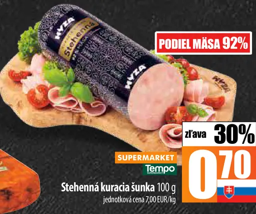 Tempo Stehenná kuracia šunka