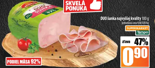 Tempo DUO šunka najvyššej kvality