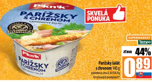 Piknik Parížsky lahôdkový šalát