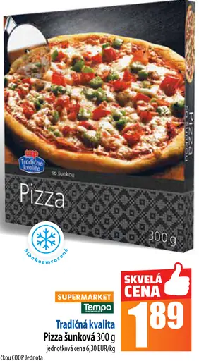 Tradičná kvalita Pizza šunková