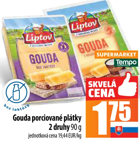 Liptov Gouda plátky