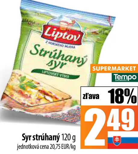 Liptov Strúhaný syr