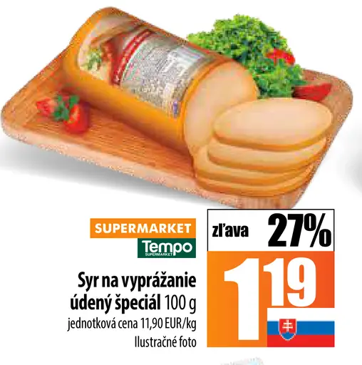 Syr na vyprážanie údený špeciál