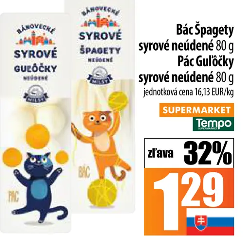 Báč Špagety syrové nedelené