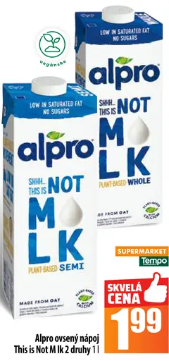 Alpro Shhh ... This is Not M*lk Plant Based Semi